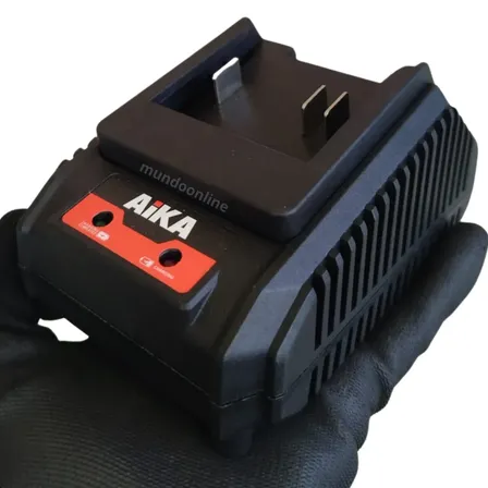 Carregador De Bateria Aika 20v 2.0ah Bivolt Rápido Original