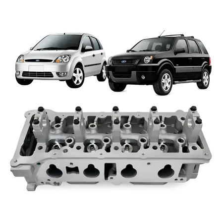Cabeçote Motor Para Fiesta Ka Ecosport 1.6 8v Zetec Rocam