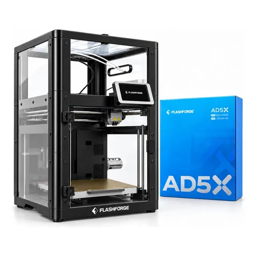 Impressora 3d Flashforge Ad5x Multicolorida + Kit Fechamento 127/220v Preto