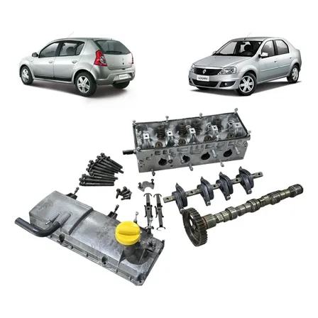 Cabeçote Completo Renault Logan Sandero 1.6 8v 2008 A 2013