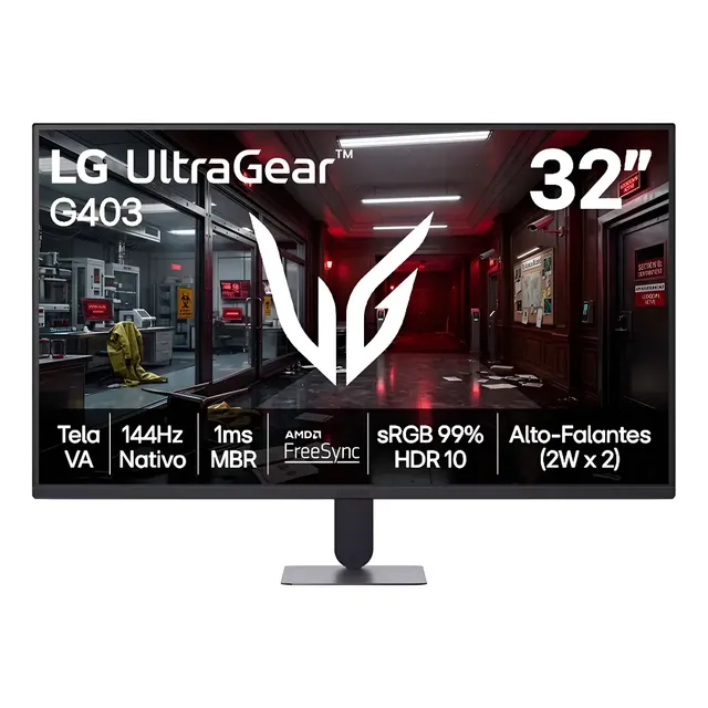 Monitor LG Ultragear - Tela Va Fhd 32, 144hz, 1ms (mbr), A