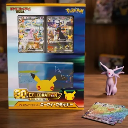 Box Premium Umbreon E Espeon 30 Anos Japonesa Original Box Umbreon E Espeon Japonês