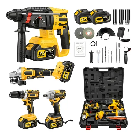 Kit Multi Ferramentas 4 Em 1 48v Sem Fio Com 2baterias Mohor