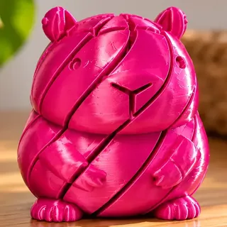 Capivara Fidget Toy Sensorial Anti Stress Ansiedade Rosa Pink