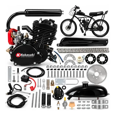 Kit Completo Motor De Bicicleta Knakasaki 80cc 2 Tempos