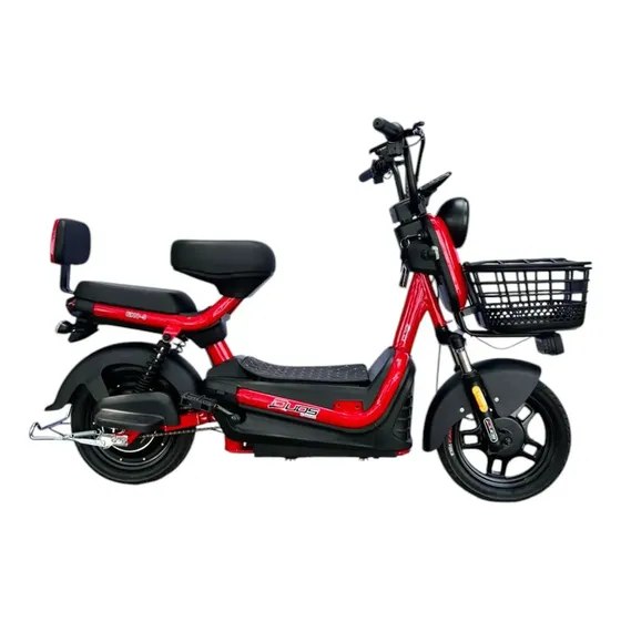 Bicicleta Eletrica Scooter Duos Eko-5 Vermelha 600w Vermelha