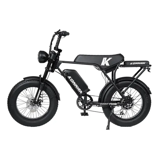 Bicicleta Elétrica Fast Trail 750w Preto/branco