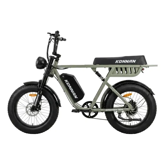 Bicicleta Elétrica Advantage 750w Cinza/branco