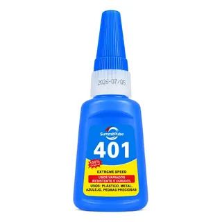 Cola 401 Multiuso Secagem Rápida Para Calçados E Plástico Azul
