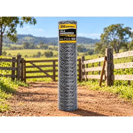 Tela Cerca Soldada Mangueirão Fio 18 1,50 X 50m Galvanizada