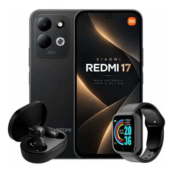 Xiaomi Redmi 17 256gb 6gb Ram 7500mah 4g Global + Brindes