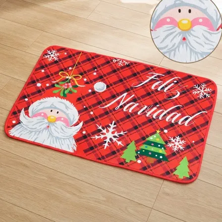 Tapete Decorativo De Natal Estampado Yangzi 40x60cm