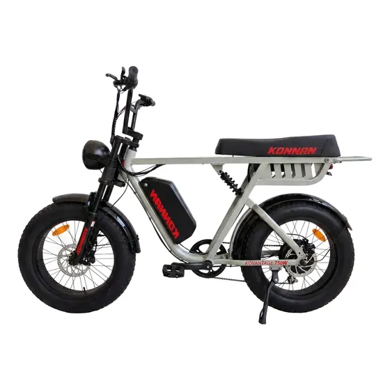 Bicicleta Elétrica Advantage 750w Cinza/vermelho