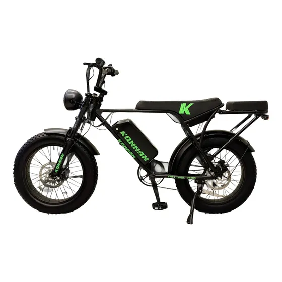 Bicicleta Elétrica Fast Trail 750w Preto/verde
