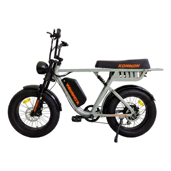 Bicicleta Elétrica Advantage 750w Cinza/laranja Cinza/laranja
