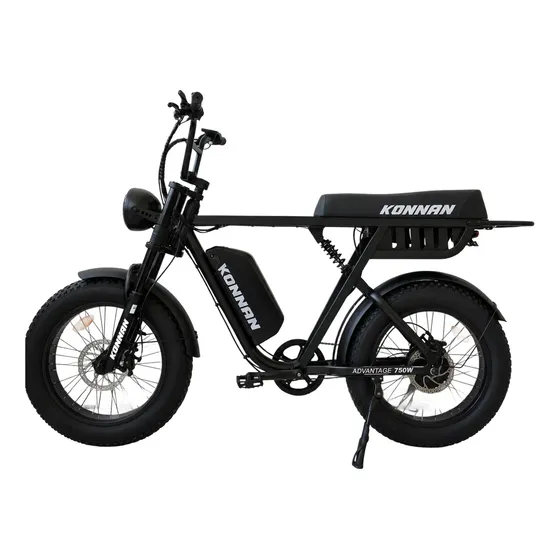 Bicicleta Elétrica Advantage 750w Preto/branco