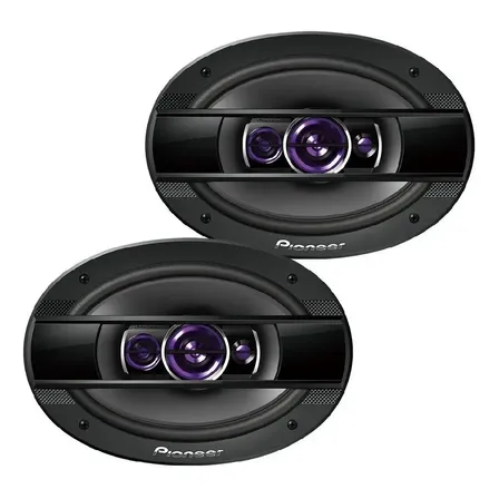 Caixa De Som Pioneer Ts-6960br 6x9 200w 2 Unidades Preto