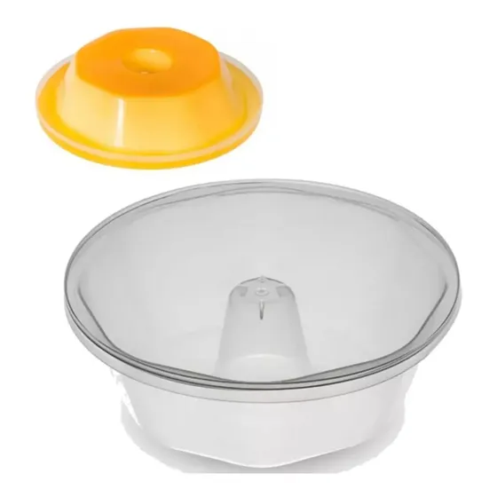 Forma Mini Pudim C/tampa Forneável 120ml C/100unds