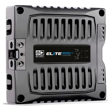 Modulo Banda Elite 2000.4 2000 Wrms 2 Ohms 4 Canais Cinza-escuro