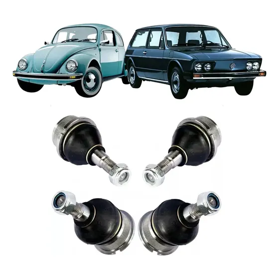Jogo Pivô Suspensão Kit Fusca Brasília Variant Karmann Ghia