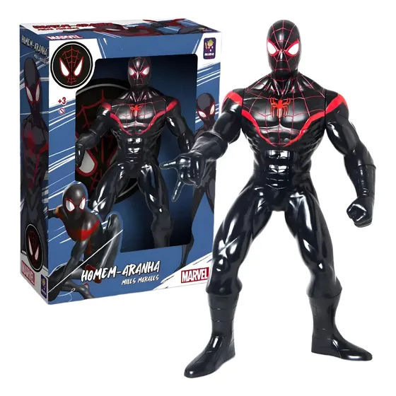 Homem Aranha Miles Morales Boneco Gigante Spider Man Marvel
