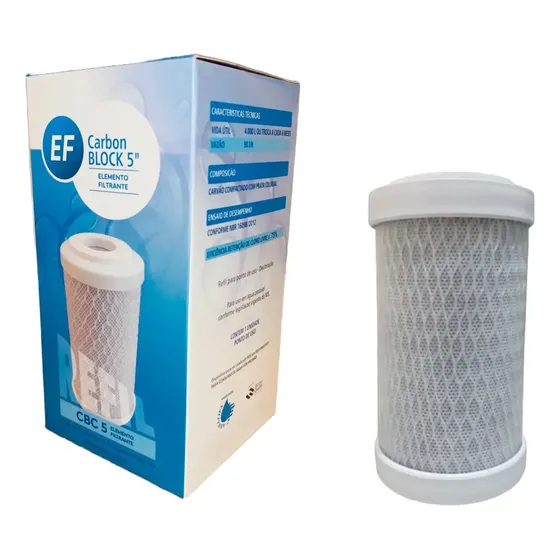 Refil Vela Filtro Aqualar Bella Fonte 3m Cv Block 5'