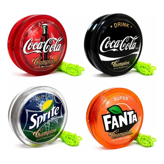 4 Yoyo ( Ioio, Yo-yo) Profissional Coca Cola Edição Limitada