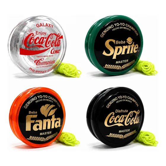 04 Yoyo (ioio,yo-yo) Profissional Coca Cola Master E Galaxy.