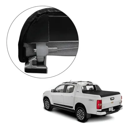 Capota Maritima S10 High Country Cab Dupla 16 A 20 Ff207 Preto