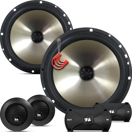 Falante Kit Duas Vias Par 160w Par Som Hurricane 6 Pol Q6.2