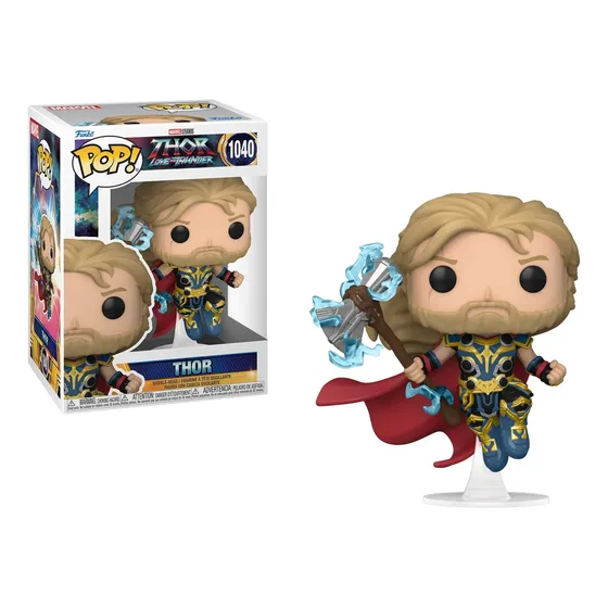 Boneco Funko Pop Marvel Thor Amor E Trovão Thor #1040