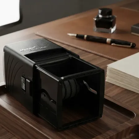 Carimbo Automático Datador Nykon 43x43mm Para Professor Preto