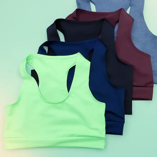 Kit 5 Top Feminino Plus Size Academia Fitness Treino Suplex Variadas G1 - Veste 50
