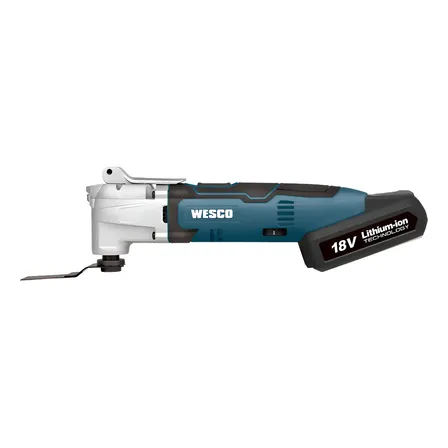 Multiferramenta Oscilante 18v Com Bateria 2ah Wesco Ws2355 Azul