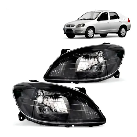Par Farol Celta 2007 A 2015 Prisma 2006 A 2012 Mascara Negra