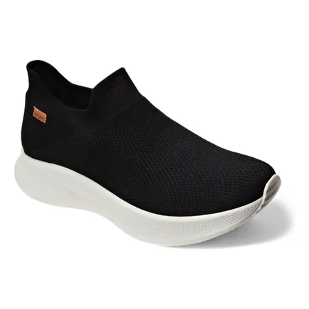 Tênis Feminino Slip On Anacapri Preto Liso 36 Br