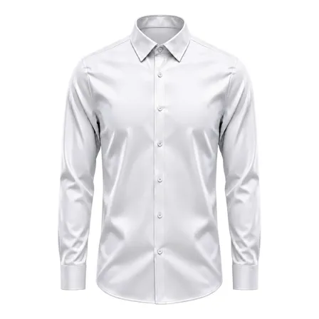 Camisa Social Masculina Slim Fit Premium Passa Facil Branco Liso G