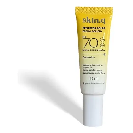 Protetor Solar Facial Delícia Fps 70 Skin.q 10ml