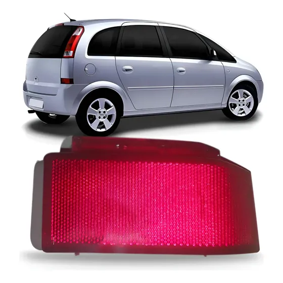 Lanterna Refletiva Meriva 03 04 05 06 07 08 09 10 Ld Vermelho
