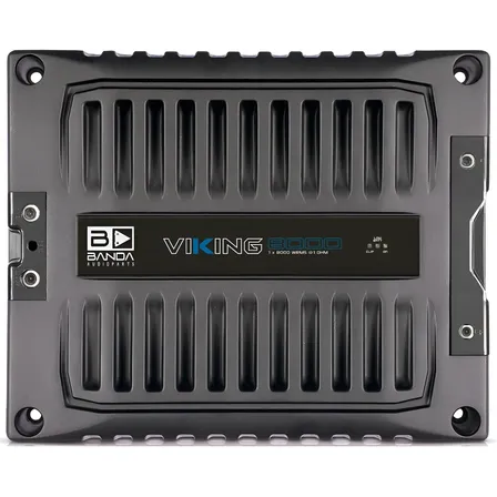 Modulo Amplificador Banda Viking 8001 8000 Wrms 1 Ohm Top Preto