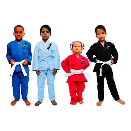 Kimono Infantil Reforçado Jiu-jitsu, Judo + Faixa De Brinde