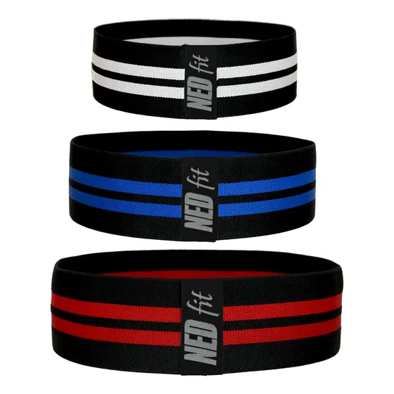 Hip Bands Extra Forte - Kit 3 Faixas Elásticas- Mini Band