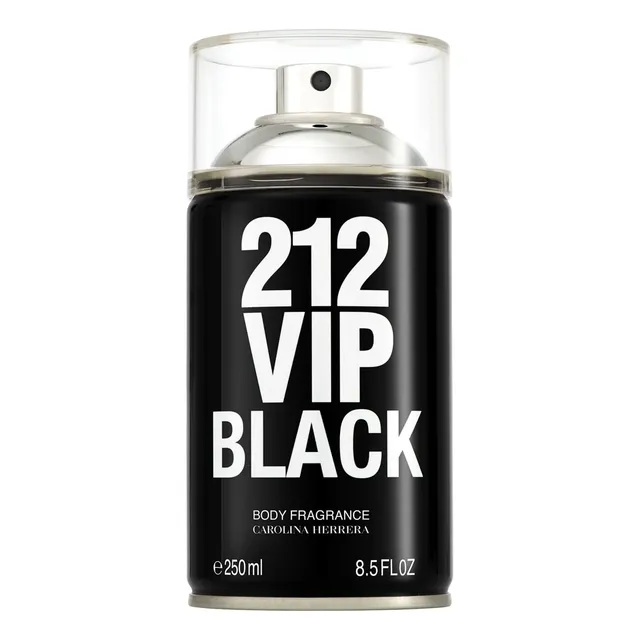 Carolina Herrera 212 Vip Men Black - Body Spray 250ml Blz Única