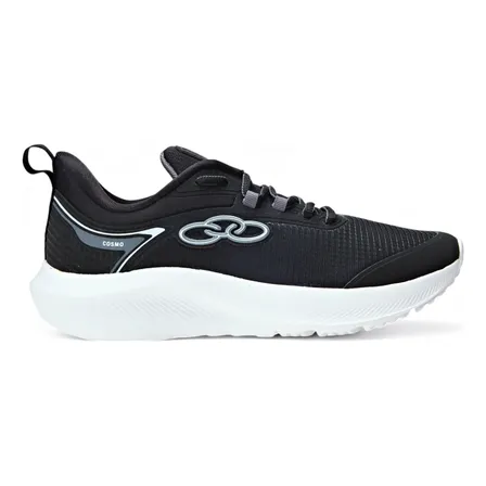 Tênis Esportivo Masculino Cosmo Olympikus Preto Liso 37 Br
