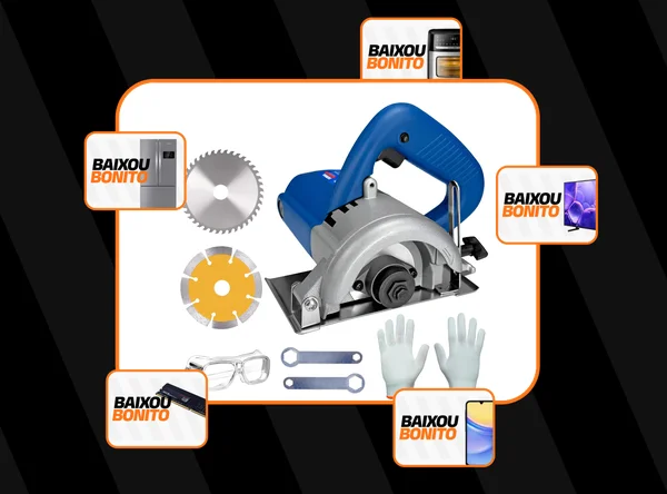 Holtter Serra Mármore 1200w Corta Piso Concreto Madeira Ferro Acessórios