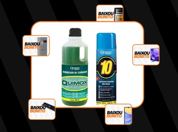 Kit Proteção Antiferrugem Quimox + Quimatic 10 Spray