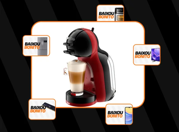 Cafeteira Nescafé Dolce Gusto Mini Me Vermelha e Preta 110v