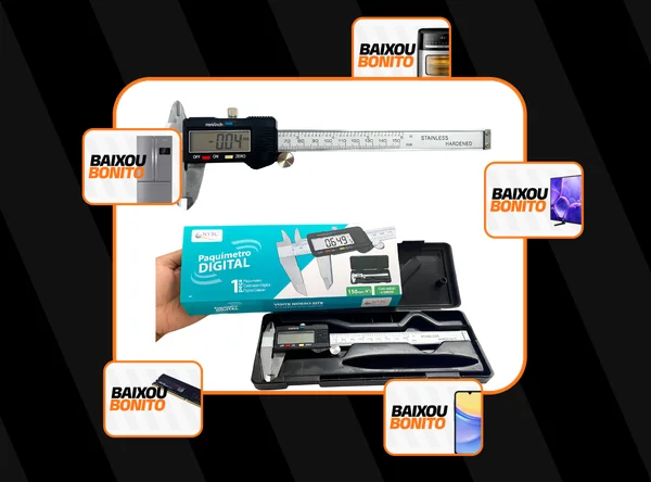 Paquímetro digital NYBC Paquímetro Digital Paquímetro digital 150mm inox 0mm-150mm