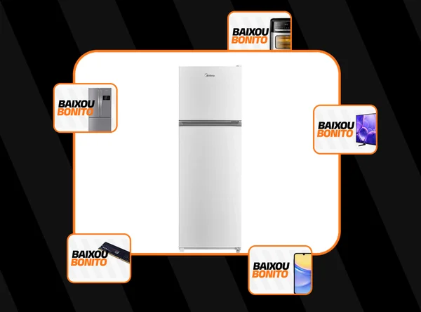 Geladeira Midea Cycle Defrost Duplex Md-rt411fgf01 - 294l - Branco