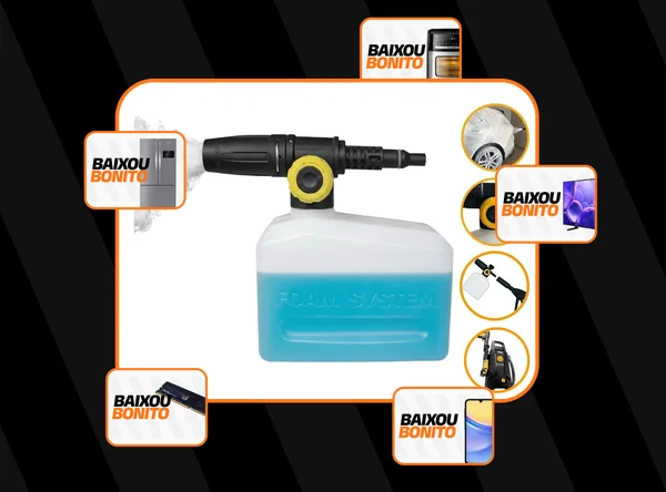 Canhão Espuma Snow Foam Difusor Wap Wl 1820 Black Ultra